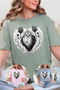 Floral Heart Graphic Tee