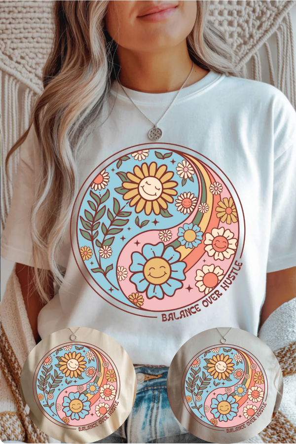 Balance over Hustle Graphic Tee