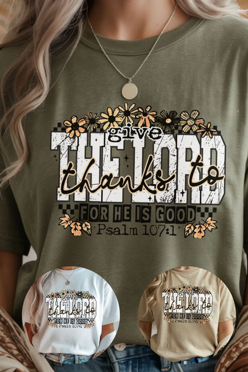 Give Thanks Graphic Tee