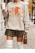 (10 - 3 - 25) Electric Fall Sweatshirt - LISA MARIE BOUTIQUE - Graphic Tee - S - Sand Gildan Sweatshirt -