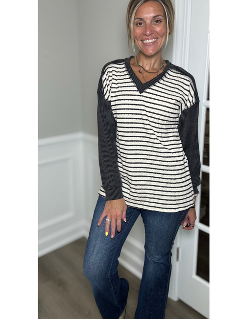 Stripe It Lucky Top