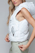 Snobbish Zip Up Quilted Hooded Vest