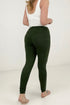 Zenana Brushed Microfiber Full Length Leggings Army Green