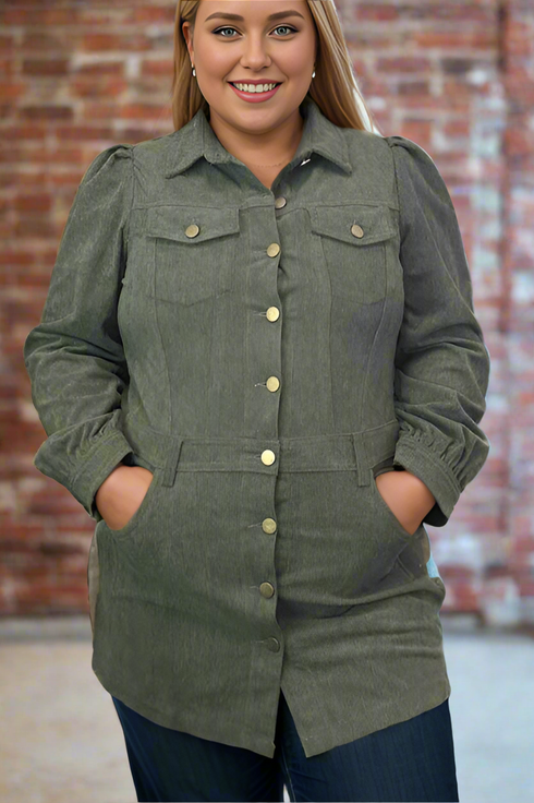 Cutie in Corduroy - Dress Jacket