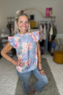 Blushing Garden Top