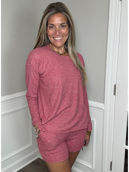 Crimson Comfort Lounge Set