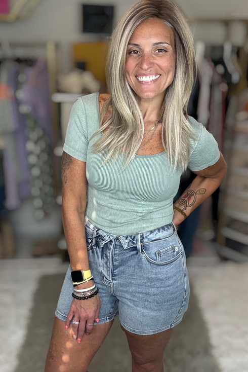 Saltwater Breeze Judy Blue Shorts