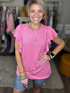 Petal Drift Flutter Top