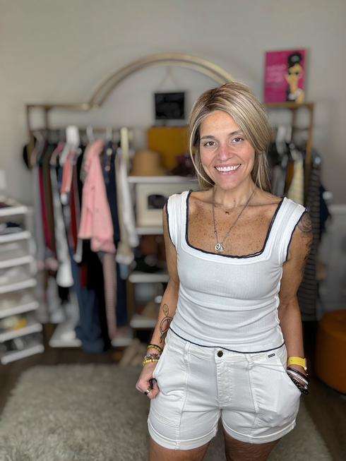 Chic Contrast Tank