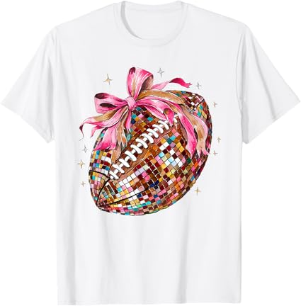 Disco Football Graphic Tee