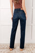 Judy Blue Alaina High Rise Classic Straight Jeans