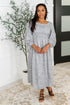 All Is Well Dress In Opal Gray