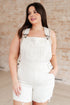 Judy Blue Anna High Rise Garment Dyed Cutoff Shorts in Ecru