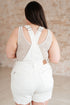 Judy Blue Anna High Rise Garment Dyed Cutoff Shorts in Ecru