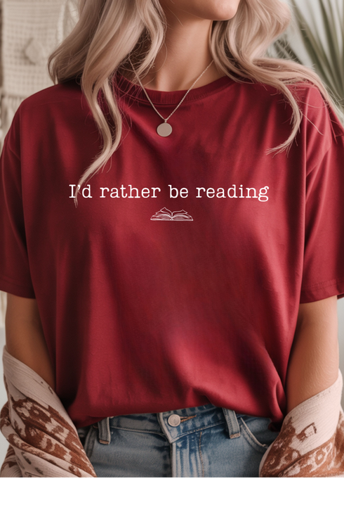 Rather Be Reading Graphic Tee