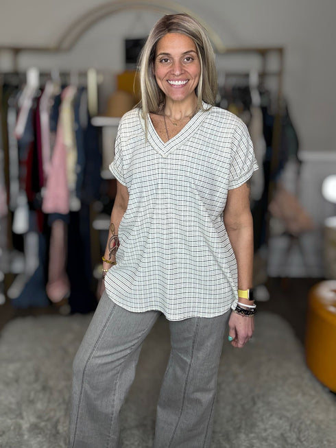 Ash & Light Knit Top