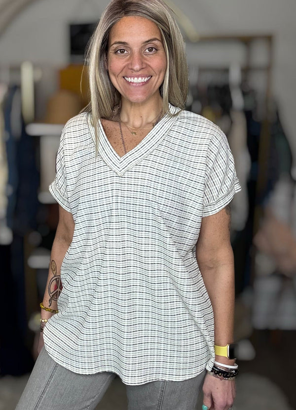 Ash & Light Knit Top