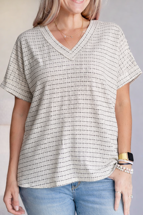 Ash & Light Knit Top