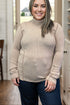 Beautifully Demure - Mockneck