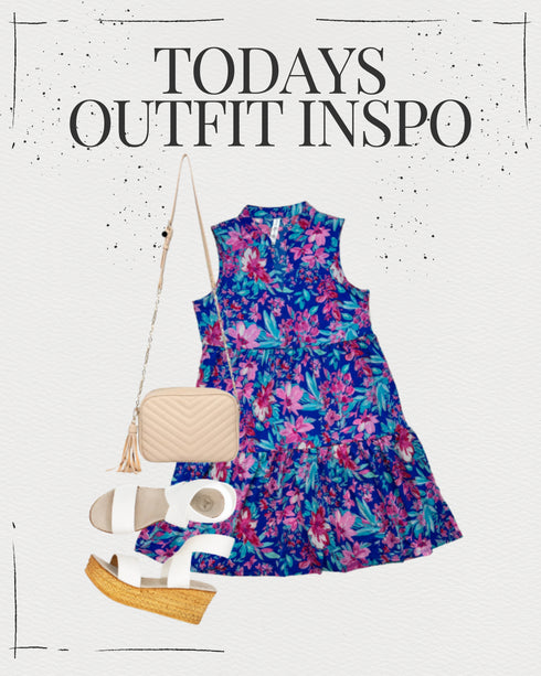 Floral Dreamscape Dress