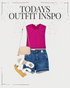 Magenta Glitter Vibes Top