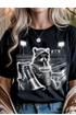 Raccoon Football Graphic Tee