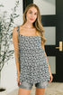 Certified Cutie Shoulder Tie Blouse in Black