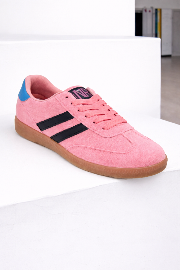 Stockholm Sneaker in Pink/Black