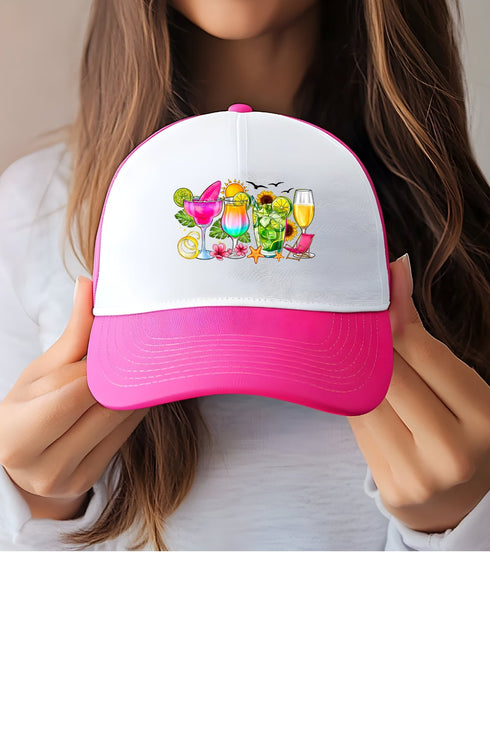 Summer Cocktails Trucker Hat