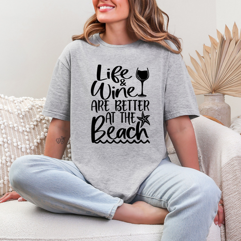 Wine On The Beach T-Shirt