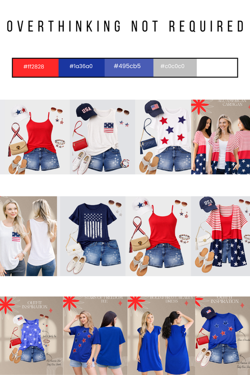 Patriot Ruffle Top