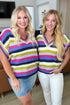 Another One V-Neck Striped Top