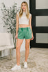 Daily Routine Mineral Wash Shorts in Forest
