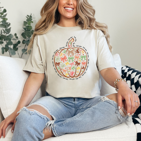 Bow Pumpkin Graphic Tee