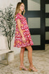 Don't You Go Away Balloon Sleeve Dress