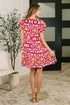 Don't You Go Away Balloon Sleeve Dress