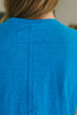 Effortless Edit Boxy Tee in Deep Sky
