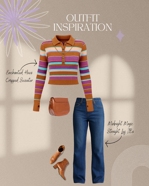 Enchanted Hues Crop Sweater