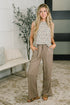 Essential Feeling Straight Leg Lounge Pants in Light in Cocoa