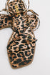 Eyeful Square Toe Ankle Strap Sandal in Leopard