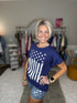 Patriot Ruffle Top