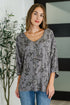 Falling in Deep Crinkle Woven Blouse Dune Grey