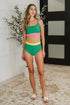 Fiji Color Block Swim Bottoms