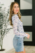 Flirty by Nature Mesh Layering Top in Light Blue
