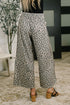 Follow the Flow Wide Leg Leopard Print Bottoms