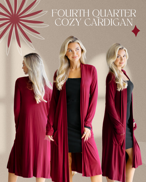 Fourth Quarter Cozy Cardigan