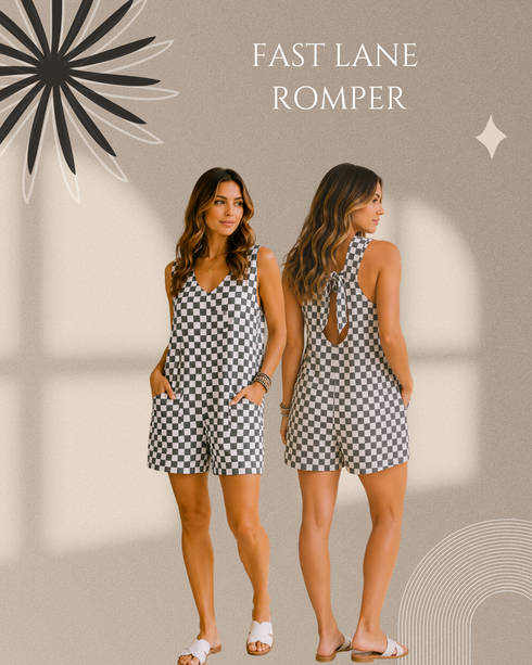 Fast Lane Romper