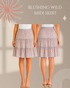 Blushing Wild Midi Skirt