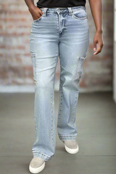 High Energy - Judy Blue Cargo Jeans