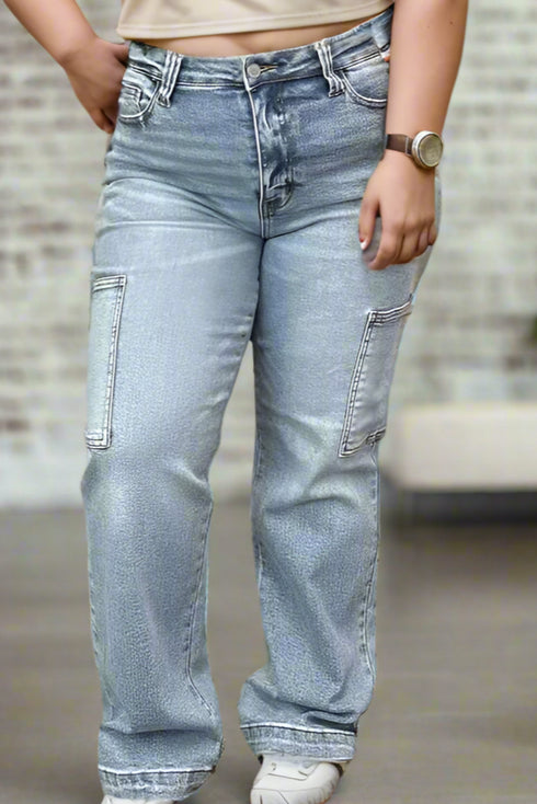 High Energy - Judy Blue Cargo Jeans
